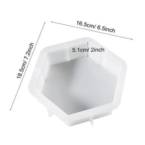 Matrita din silicon hexagonala mica