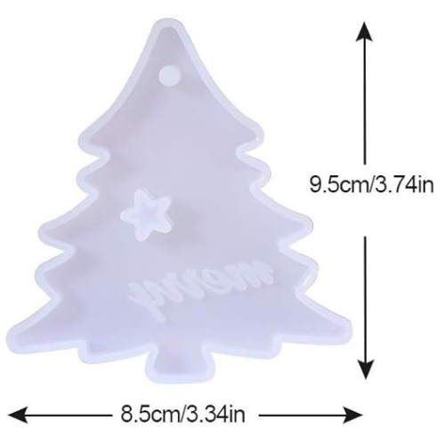 Matrita din silicon glob bradut ornamente de Craciun 7
