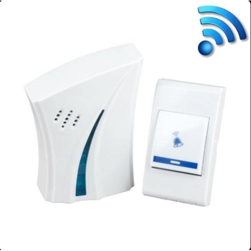 Sonerie fara fir, usor de montat, functioneaza pe baterii, alb